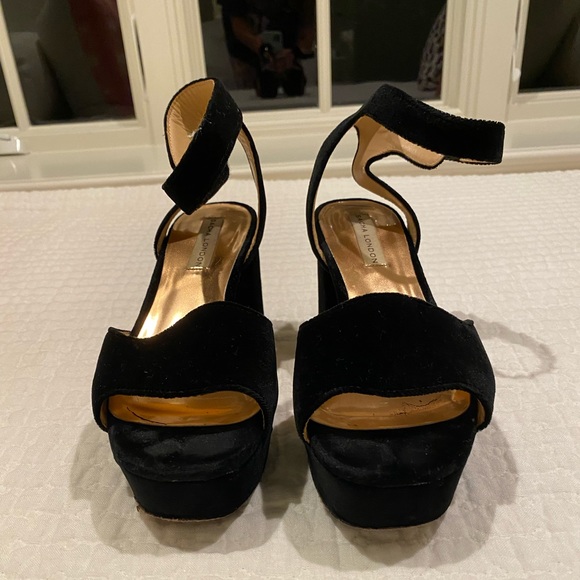 Sacha London Black Heels - Picture 1 of 3